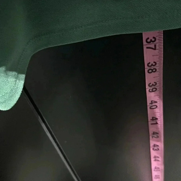 Bar III V-neck collar,loose fit,long sleeve scarf tie belt,ruching,stretch comfy - Picture 10 of 12